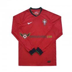 Portugalsko Domácí Dres Euro 2024 Dlouhý rukáv Muže Fotbalové Dresy
