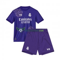 Real Madrid Čtvrtý Dres 2023-2024 Krátký rukáv Děti Fotbalové Dresy