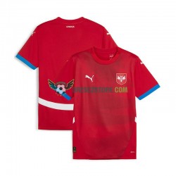 Srbsko Domácí Dres Euro 2024 Krátký rukáv Muže Fotbalové Dresy