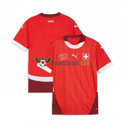 Švýcarsko Domácí Dres Euro 2024 Krátký rukáv Muže Fotbalové Dresy