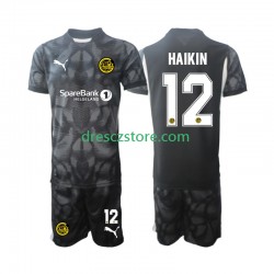 FK Bodø/Glimt  Nikita Haikin 12 Brankářské Domácí Dres 2025 Krátký rukáv Děti Fotbalové Dresy