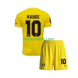FK Bodø/Glimt Jens Petter Hauge 10 Domácí Dres 2025 Krátký rukáv Děti Fotbalové Dresy