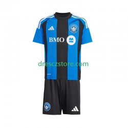 CF Montréal Domácí Dres 2025 Krátký rukáv Děti Fotbalové Dresy