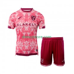 Norwich City Alternativní Dres 2025-2026 Krátký rukáv Děti Fotbalové Dresy