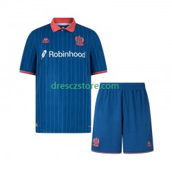 OGC Nice Alternativní Dres 2025-2026 Krátký rukáv Děti Fotbalové Dresy