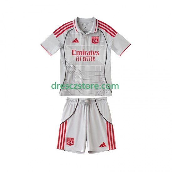 Olympique Lyonnais Alternativní Dres 2025-2026 Krátký rukáv Děti Fotbalové Dresy