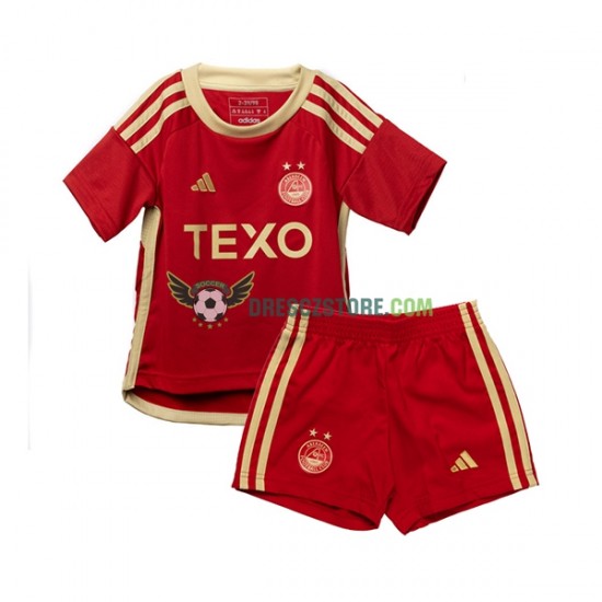 Aberdeen Domácí Dres 2023-2024 Krátký rukáv Děti Fotbalové Dresy