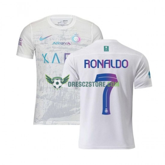 Al-Nassr Ronaldo 7 Alternativní Dres 2023-2024 Krátký rukáv Muže Fotbalové Dresy