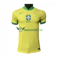 Brazílie Domácí Dres 2023-2024 Krátký rukáv Muže Fotbalové Dresy