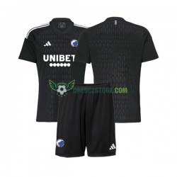 FC Copenhagen Brankářské Venkovní Dres 2023-2024 Krátký rukáv Děti Fotbalové Dresy