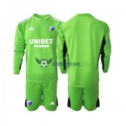 FC Copenhagen Brankářské Čtvrtý Dres 2023-2024 Dlouhý rukáv Děti Fotbalové Dresy