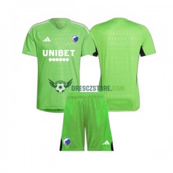 FC Copenhagen Brankářské Čtvrtý Dres 2023-2024 Krátký rukáv Děti Fotbalové Dresy