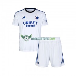 FC Copenhagen Domácí Dres 2023-2024 Krátký rukáv Děti Fotbalové Dresy
