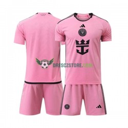 Inter Miami Domácí Dres 2024 Krátký rukáv Děti Fotbalové Dresy