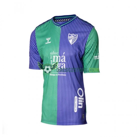 Málaga CF Venkovní Dres 2023-2024 Krátký rukáv Muže Fotbalové Dresy