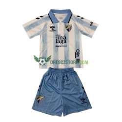 Málaga CF Domácí Dres 2023-2024 Krátký rukáv Děti Fotbalové Dresy