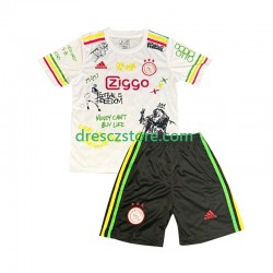 AFC Ajax Bob Marley Special Domácí Dres 2025-2026 Krátký rukáv Děti Fotbalové Dresy