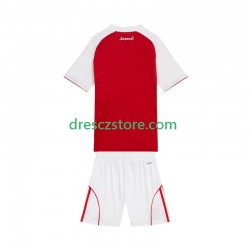 Arsenal Domácí Dres 2025-2026 Krátký rukáv Děti Fotbalové Dresy
