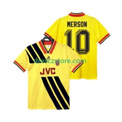 Arsenal MERSON 10 1993 Retro Venkovní Dres 1994 Krátký rukáv Muže Fotbalové Dresy
