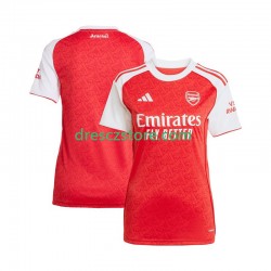 Arsenal Domácí Dres 2025-2026 Krátký rukáv Ženy Fotbalové Dresy