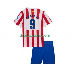 Atlético Madrid Alexander Sorloth 9 Domácí Dres 2025-2026 Krátký rukáv Děti Fotbalové Dresy