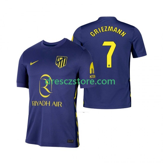 Atlético Madrid Antoine Griezmann 7 Venkovní Dres 2025-2026 Krátký rukáv Muže Fotbalové Dresy