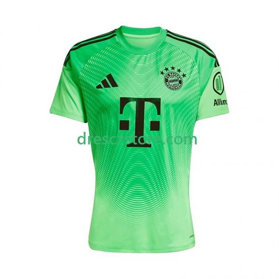 FC Bayern Mnichov Brankářské Domácí Dres 2025-2026 Krátký rukáv Muže Fotbalové Dresy