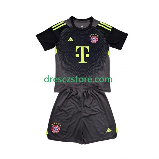 FC Bayern Mnichov Brankářské Alternativní Dres 2025-2026 Krátký rukáv Děti Fotbalové Dresy