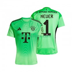 FC Bayern Mnichov Manuel Neuer 1 Brankářské Domácí Dres 2025-2026 Krátký rukáv Muže Fotbalové Dresy