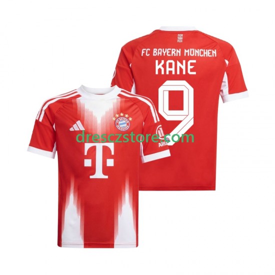FC Bayern Mnichov Harry Kane 9 Domácí Dres 2025-2026 Krátký rukáv Muže Fotbalové Dresy