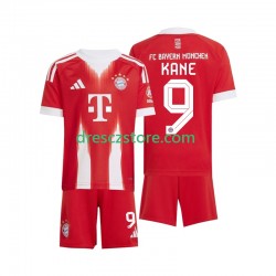 FC Bayern Mnichov Harry Kane 9 Domácí Dres 2025-2026 Krátký rukáv Děti Fotbalové Dresy