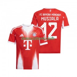 FC Bayern Mnichov Jamal Musiala 42 Domácí Dres 2025-2026 Krátký rukáv Muže Fotbalové Dresy
