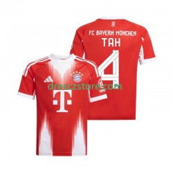 FC Bayern Mnichov Jonathan Tah 4 Domácí Dres 2025-2026 Krátký rukáv Muže Fotbalové Dresy