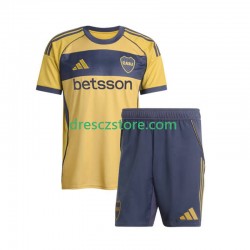 CA Boca Juniors Venkovní Dres 2025-2026 Krátký rukáv Děti Fotbalové Dresy