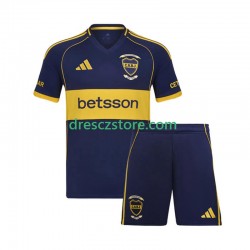 CA Boca Juniors Domácí Dres 2025-2026 Krátký rukáv Děti Fotbalové Dresy