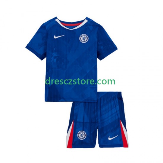 Chelsea Domácí Dres 2025-2026 Krátký rukáv Děti Fotbalové Dresy
