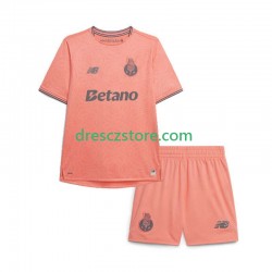 FC Porto Venkovní Dres 2025-2026 Krátký rukáv Děti Fotbalové Dresy
