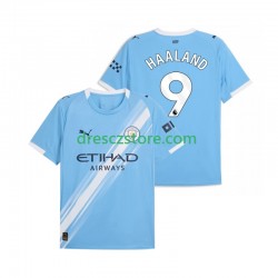 Manchester City Erling Haaland 9 Domácí Dres 2025-2026 Krátký rukáv Muže Fotbalové Dresy