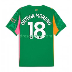 Manchester City ORTEGA MORENO 18 Brankářské Domácí Dres 2025-2026 Krátký rukáv Muže Fotbalové Dresy