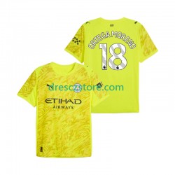 Manchester City ORTEGA MORENO 18 Brankářské Alternativní Dres 2025-2026 Krátký rukáv Muže Fotbalové Dresy