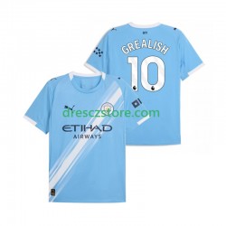 Manchester City Jack Grealish 10 Domácí Dres 2025-2026 Krátký rukáv Muže Fotbalové Dresy