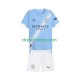 Manchester City Domácí Dres 2025-2026 Krátký rukáv Děti Fotbalové Dresy
