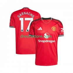 Manchester United Alejandro Garnacho 17 Domácí Dres 2025-2026 Krátký rukáv Muže Fotbalové Dresy
