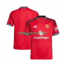 Manchester United Domácí Dres 2025-2026 Krátký rukáv Muže Fotbalové Dresy