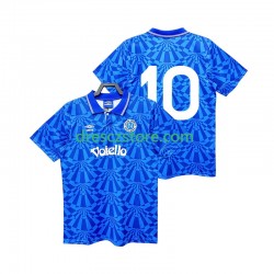 SSC Neapol 10 1991 1993 Retro Domácí Dres Krátký rukáv Muže Fotbalové Dresy