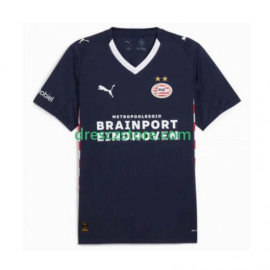 PSV Eindhoven Venkovní Dres 2025-2026 Krátký rukáv Muže Fotbalové Dresy