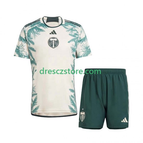 Portland Timbers Venkovní Dres 2024 Krátký rukáv Děti Fotbalové Dresy