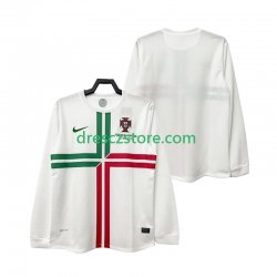 Portugalsko 2012 Retro Venkovní Dres Dlouhý rukáv Muže Fotbalové Dresy