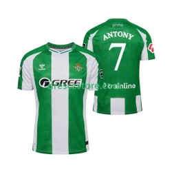 Real Betis Antony 7 Domácí Dres 2025-2026 Krátký rukáv Muže Fotbalové Dresy