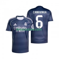 Real Madrid Camavinga 6 Venkovní Dres 2025-2026 Krátký rukáv Muže Fotbalové Dresy